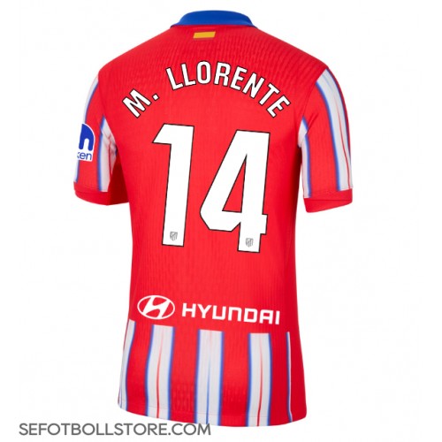 Atletico Madrid Marcos Llorente #14 Replika Hemmatröja 2024-25 Kortärmad